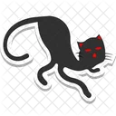 Evil Cat Black Cat Scary Icon