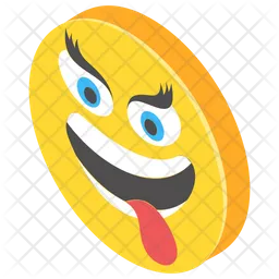 Evil Expression Emoji Icon