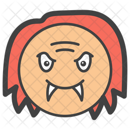 Evil Face Emoji Icon