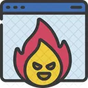 Evil Fire Website  Icon