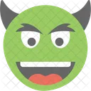 Evil Grin Smiley Icon