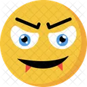 Evil Grin Wondering Nodding Icon