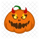 Evil Lantern Pumpkin Halloween Icon