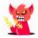 Evil Monster Angry Monster Icon