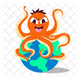 Evil Octopus  Icon