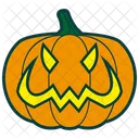 Halloween Pumpkin Evil Icon
