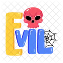 Evil Skull  Icon