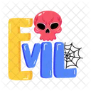 Evil Skull Scary Skull Evil Symbol