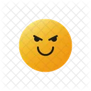 Evil Smile Face Akward Face Face Icon