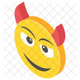 Evil Smiley Emoji Icon