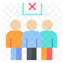 Evitar la multitud  Icono