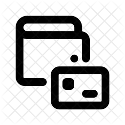 전자 지갑 카드  아이콘