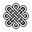 Ewiger Knoten Knotensymbol Tribal Symbol