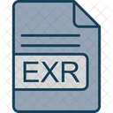 Exr Arquivo Formato Ícone