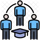 Ex Alunos Conexao Networking Ícone