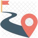 Exact Location Map Icon