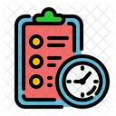 Exam Time Clock Icon