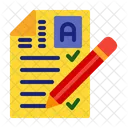 Test Education Paper Icon