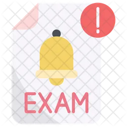 Exam Alert  Icon