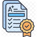 Exam Qualification Paper Icon