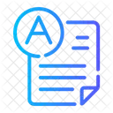 Exam Test Grade Icon