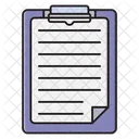 Clipboard Paper Exams Icon