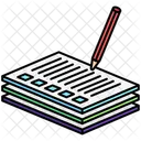 Exam sheet  Icon