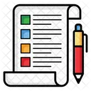 Exam Sheet Test Sheet Question Paper Icon