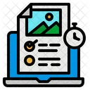 Exam Test Research Report Icon