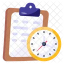 Paper Time Quiz Time Exam Time Icon