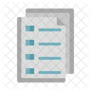 Exame Teste Papel Ícone