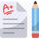 Exame Teste Resultado Ícone
