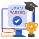 Exame Aprovado Graduacao Exame Aprovado Ícone