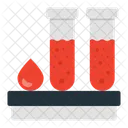 Exame De Sangue Medico Sangue Ícone