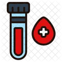 Exame De Sangue Quimica Laboratorio Ícone