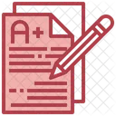 Exame intermediário  Ícone