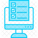 Examen Disponibilidad Lista De Verificacion Icono