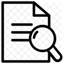 Examen De Documents Recherche De Fichiers Examen De Dossiers Icône