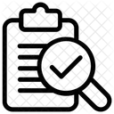 Examen De Documents Recherche De Fichiers Examen De Dossiers Icône