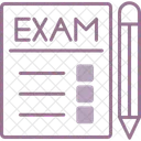 Exames Teste Educacao Ícone