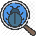 Examine Bugs Search Virus Search Bug Icon