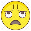 Emoji Exausto Expressao Exausta Emotag Ícone