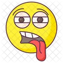 Emoji Exausto Expressao Exausta Emotag Ícone