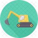 Bulldozer Construccion Maquina Icon