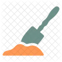 Excavation Construction Cultivation Icon