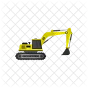 Excavator Construction Crane Icon