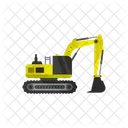 Excavator Construction Crane Icon