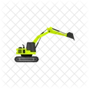 Excavator Construction Crane Icon