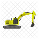 Excavator Construction Crane Icon