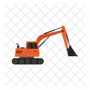 Excavator Construction Crane Icon